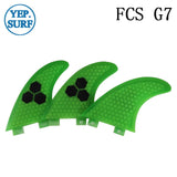 Surf Fins FCS G7 Fin Honeycomb Surfboard Fin Green color surfing fin Quilhas thruster surf accessories