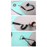 1 PC Surfing Surf Leash Foot Rope Leashes Surfboard Leash Retractable Lifeline Cuff Swivel Surfing Safety Telescopic Rope