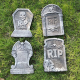 Garden decoration Skeleton Tomb tombstone With RIP letters