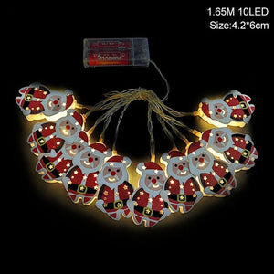 1.5m 10Led Halloween Pumpkin Ghost Skeletons Bat Spider Led Light String Festival Bar Home Party Decor Halloween Ornament