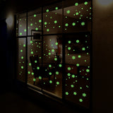 Luminous Snowflake Glow In The Dark Window Stickers for Christmas