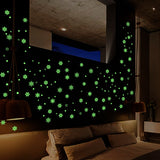 Luminous Snowflake Glow In The Dark Window Stickers for Christmas