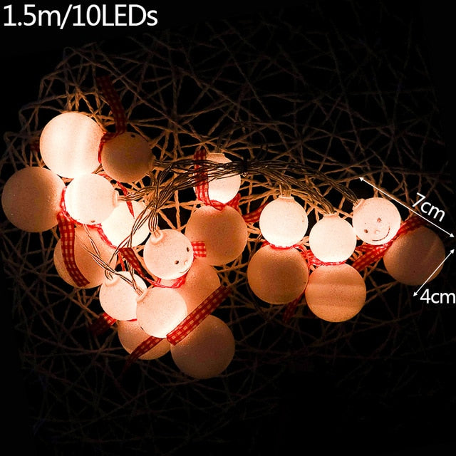 1.5m 10Led Halloween Pumpkin Ghost Skeletons Bat Spider Led Light String Festival Bar Home Party Decor Halloween Ornament