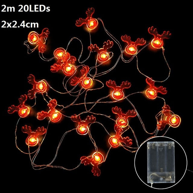 1.5m 10Led Halloween Pumpkin Ghost Skeletons Bat Spider Led Light String Festival Bar Home Party Decor Halloween Ornament