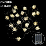 1.5m 10Led Halloween Pumpkin Ghost Skeletons Bat Spider Led Light String Festival Bar Home Party Decor Halloween Ornament