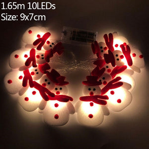 1.5m 10Led Halloween Pumpkin Ghost Skeletons Bat Spider Led Light String Festival Bar Home Party Decor Halloween Ornament