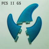 srfda High quality FCS II fins with fiberglass honey comb material for surfing size  M surfboard fins surf table fcs 2 fin