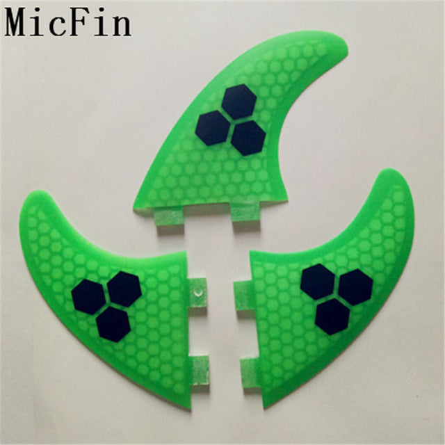 2018FCS G5 Fin Surf fiberglass Honeycomb carbon Fins Quilhas tri/set Medium size pranchas de surf fcs surfing fins