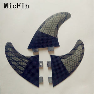 2018FCS G5 Fin Surf fiberglass Honeycomb carbon Fins Quilhas tri/set Medium size pranchas de surf fcs surfing fins