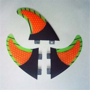 2018FCS G5 Fin Surf fiberglass Honeycomb carbon Fins Quilhas tri/set Medium size pranchas de surf fcs surfing fins