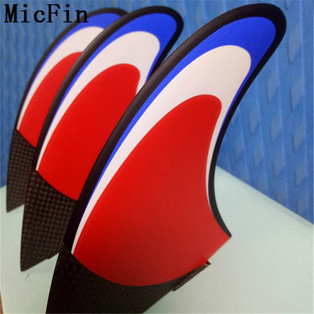 2018FCS G5 Fin Surf fiberglass Honeycomb carbon Fins Quilhas tri/set Medium size pranchas de surf fcs surfing fins