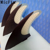 2018FCS G5 Fin Surf fiberglass Honeycomb carbon Fins Quilhas tri/set Medium size pranchas de surf fcs surfing fins