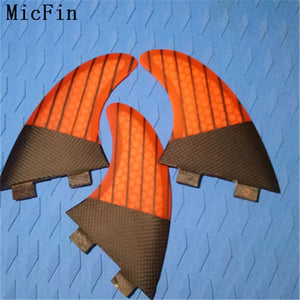 2018FCS G5 Fin Surf fiberglass Honeycomb carbon Fins Quilhas tri/set Medium size pranchas de surf fcs surfing fins